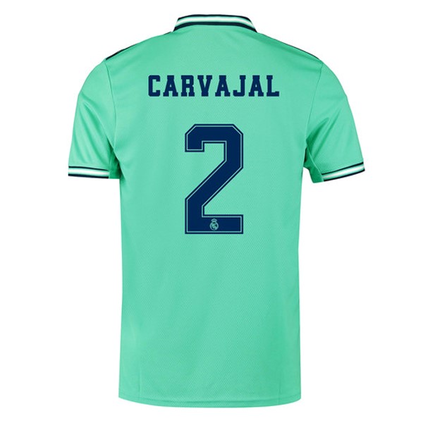 Camiseta Real Madrid NO.2 Carvajal 3ª 2019-2020 Verde